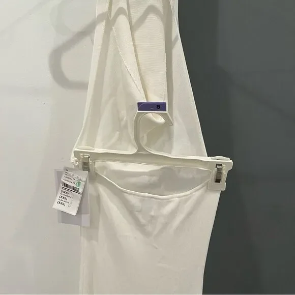 NWT Helsa Maxi Dress White Knit Jazzlyn Cowl Neck Off Shoulder Bridal XXS -  threedaughtersproperties.com